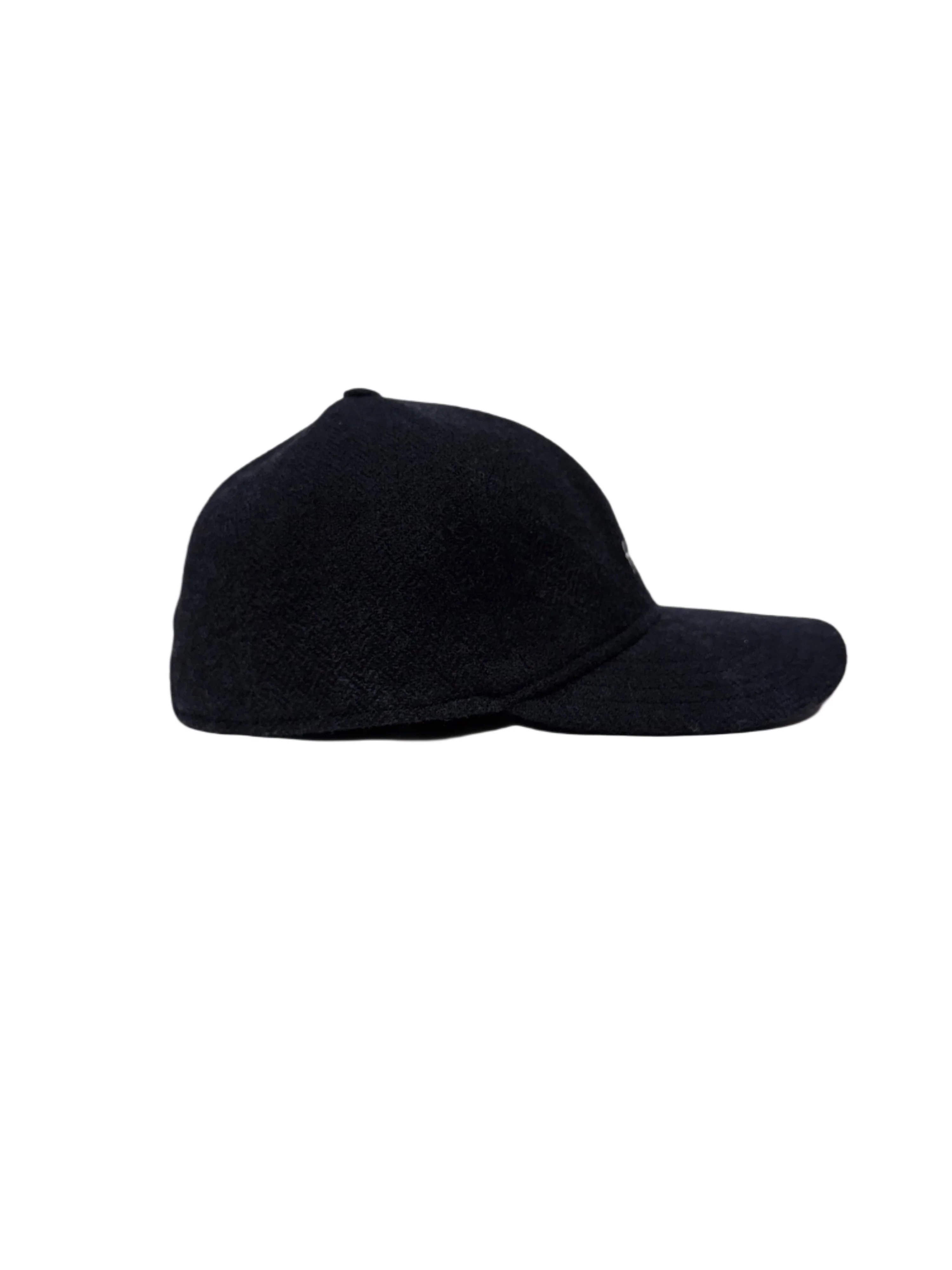 FRESH Six-Panel Dark Navy Wool Cap